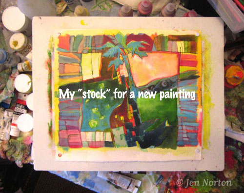 Painting “stock”