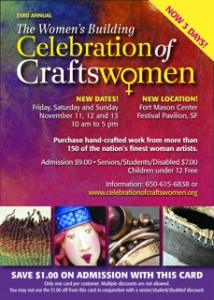 $1 off Celebration of Craftswomen