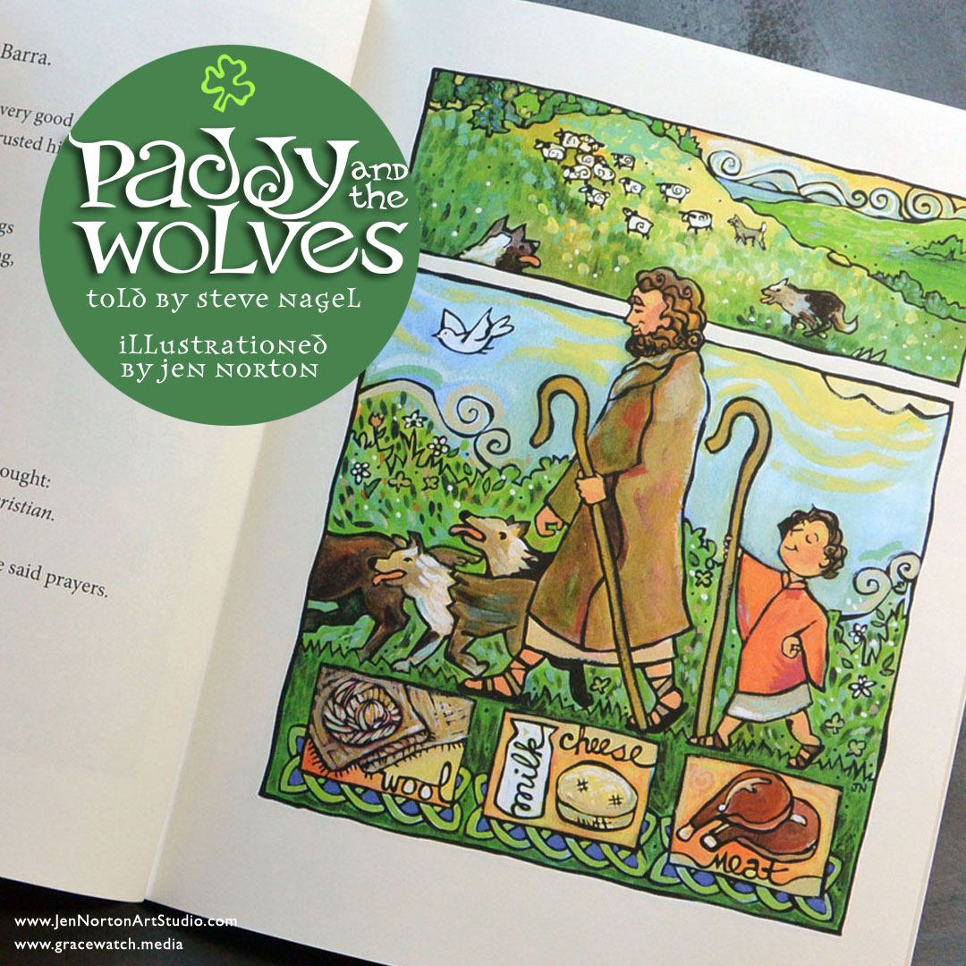 Paddy and the Wolves, an illustrated children’s book