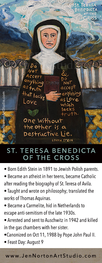 St. Benedicta of the Cross, image and fun facts