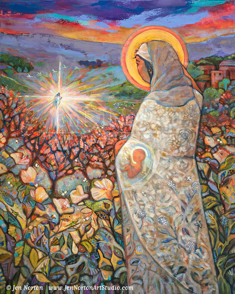 The Visitation, original art by Jen Norton