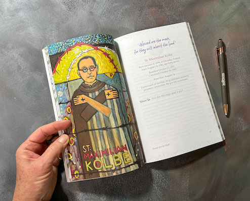 St Max Kolbe, Arise to Blessedness book, interior shot