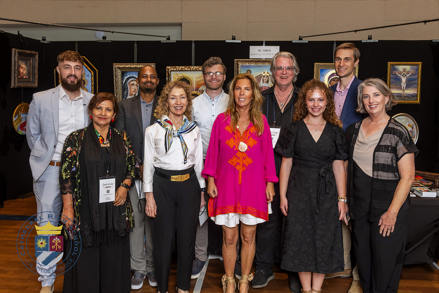 The artists of Sacred Art Live! Houston, 2024