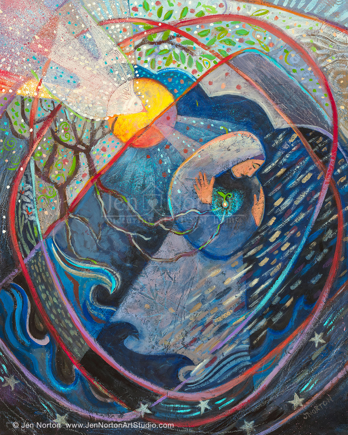 Blessed are they who Mourn, artwork by Jen Norton