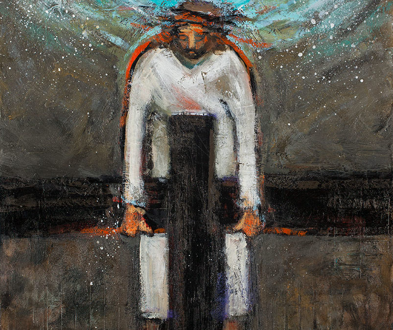 Jesus Accepts His Cross, artwork by Jen Norton