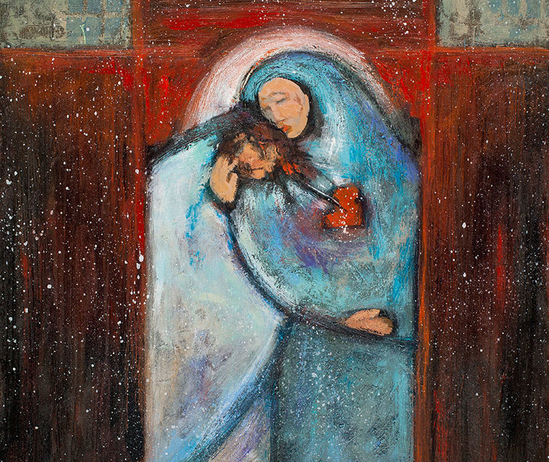 "Jesus meets his mother", artwork by Jen Norton